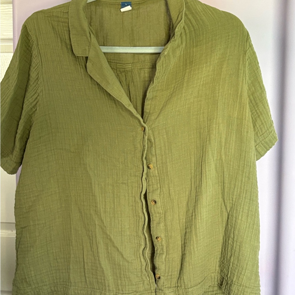 Old Navy Green Short Set